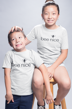 Load image into Gallery viewer, bee nice - Kids Softstyle Tee