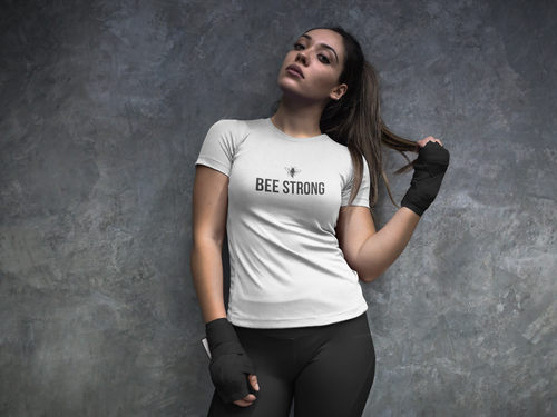 bee strong - Women's The Boyfriend Tee