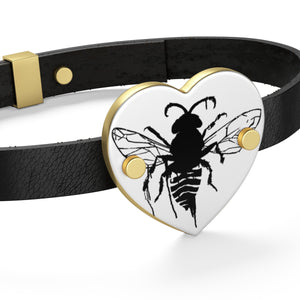Bee Leather Bracelet