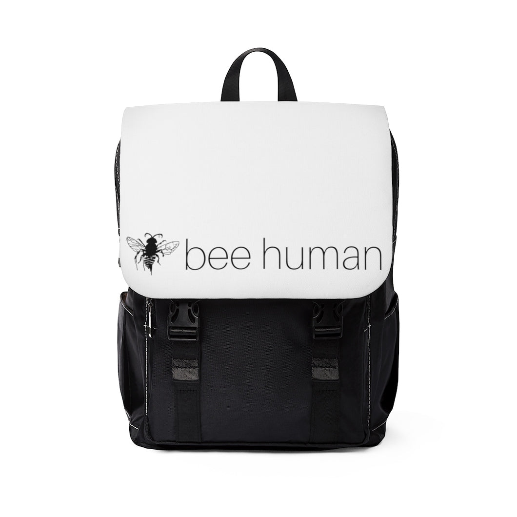 bee human - Unisex Casual Shoulder Backpack