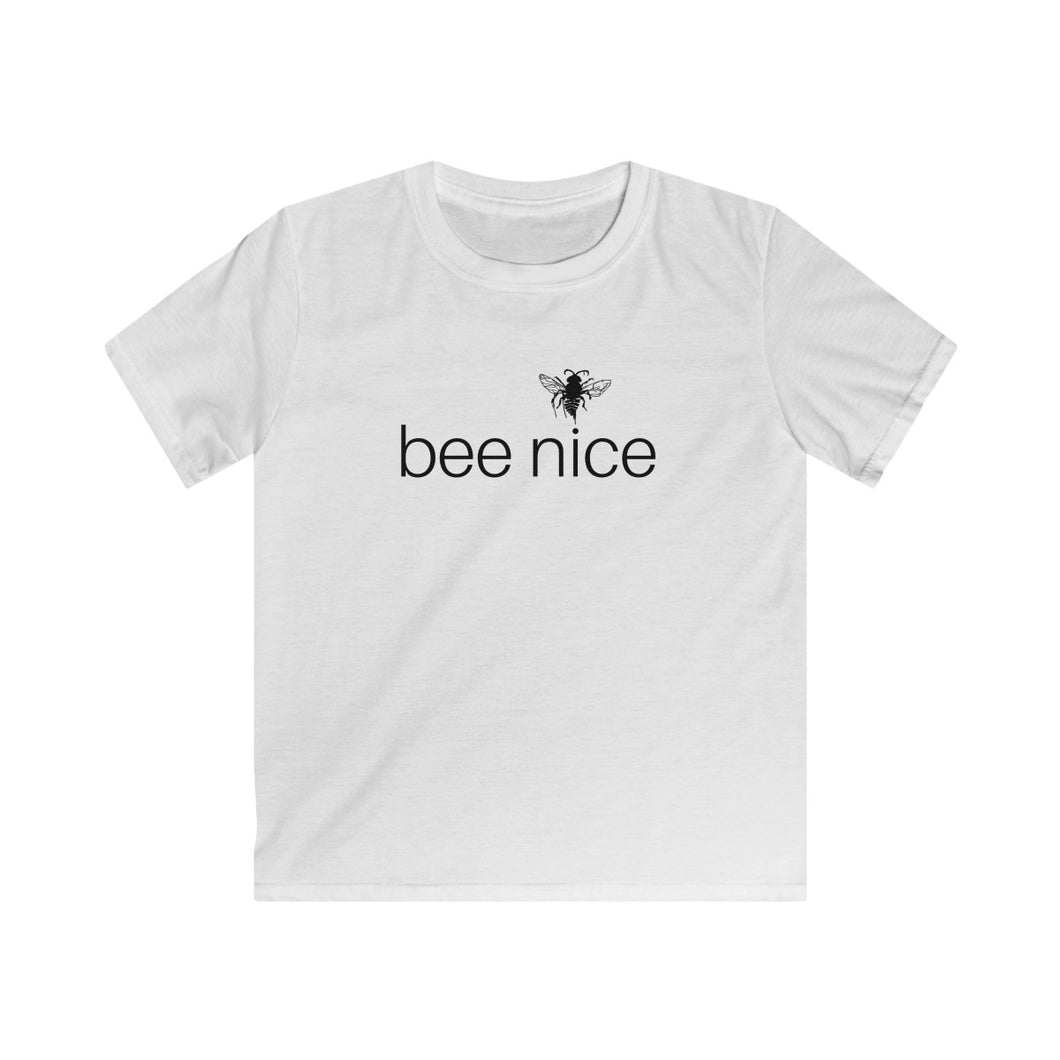 bee nice - Kids Softstyle Tee