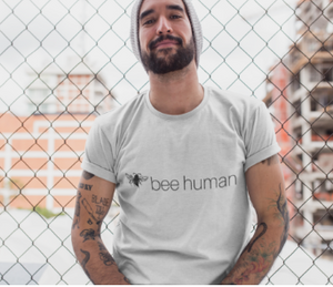 Bee Human white tee