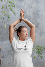 Load image into Gallery viewer, bee vegan - Women&#39;s Organic Tee