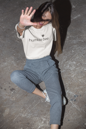 bee human shirt: humble bee - Women's The Boyfriend t-shirt