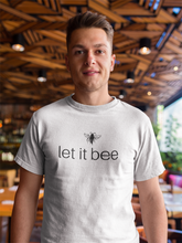 Load image into Gallery viewer, let it bee - Men&#39;s Cotton Crew Tee
