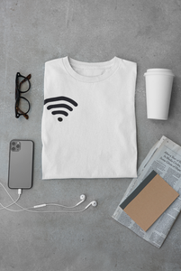 WiFi White Tee |  Digital Collection
